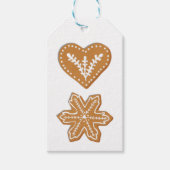 Gingerbread Cookie - kies je eigen achtergrond! Cadeaulabel (Voorkant)