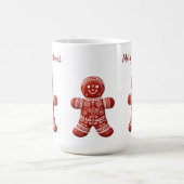 Gingerbread Cookie Mok Aangepaste tekst (Center)