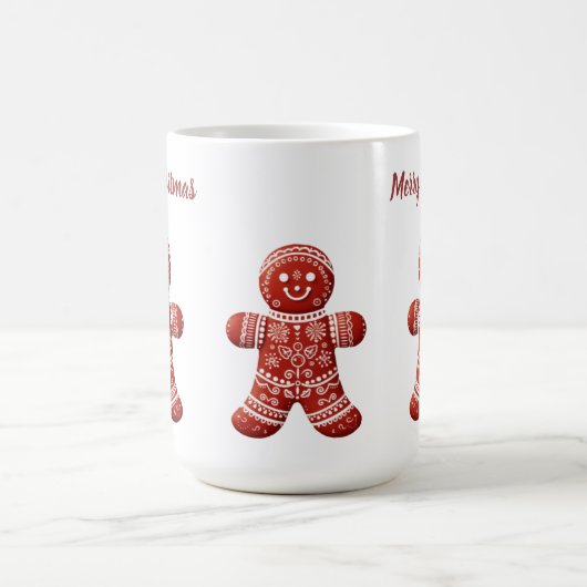 Gingerbread Cookie Mok Aangepaste tekst (Center)