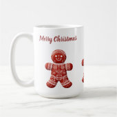 Gingerbread Cookie Mok Aangepaste tekst (Links)