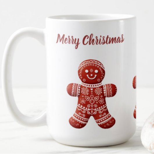 Gingerbread Cookie Mok Aangepaste tekst
