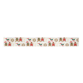 Gingerbread Cookie Pattern Christmas Tissue Paper Lint
