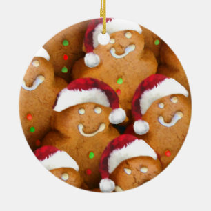 Gingerbread Cookie Père Noël Xmas Ornement