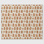 Gingerbread Cookie Sheet Cadeaupapier (Vlak)