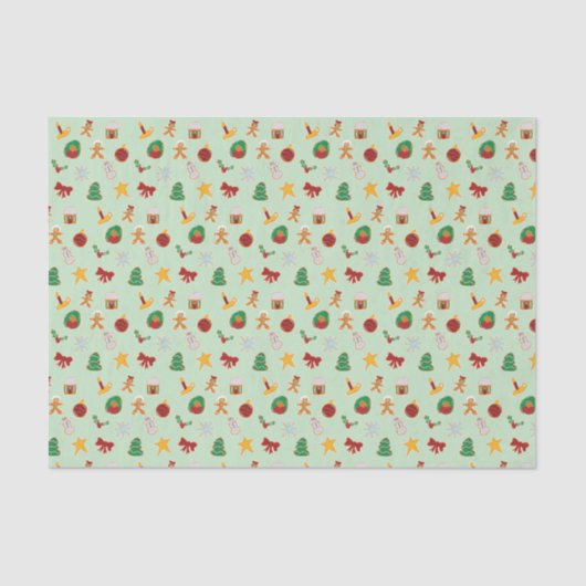 Gingerbread Cookie Tissue Paper Tissuepapier (Voorkant)