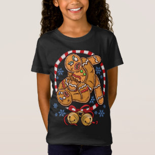 Gingerbread Cookies Kerst Grappig Vechten Wrest T-shirt