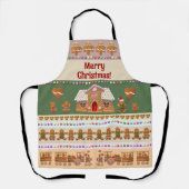 Gingerbread Cookies kerstfeest Schort (Voorkant)
