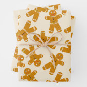 Gingerbread Cookies on Cream Inpakpapier Vel (In situ)