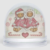 Gingerbread Cookies Snow Globe  Sneeuwbol (Voorkant)