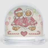 Gingerbread Cookies Snow Globe  Sneeuwbol (Achterkant)