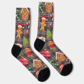 Gingerbread Cookies Socks Christmas Print Socks Sokken (Rechts)