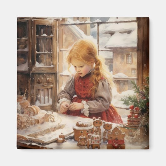 Gingerbread Country Kitchen #2 magneet (Voorkant)