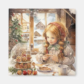 Gingerbread Country Kitchen Magneet (Voorkant)