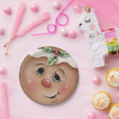 Gingerbread Cutie Vrolijk kerstfeest Papieren Bordje (Feest)
