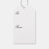 Gingerbread Delight Cadeaulabel (Achterkant)