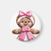 Gingerbread Doll\PinK\ Magneet (Voorkant)