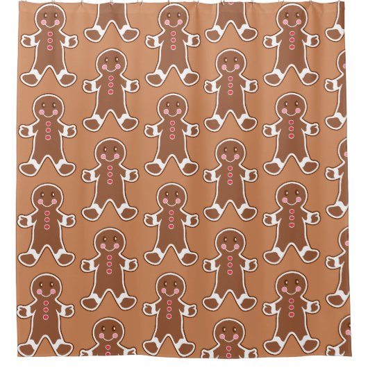 Gingerbread douchegordijn (Voorkant)