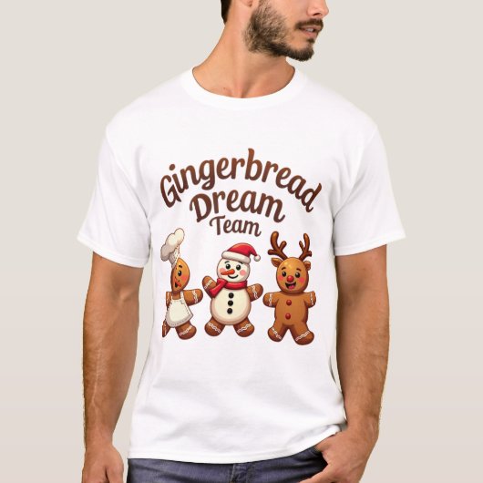 Gingerbread Dream Team T-shirt (Voorkant)
