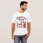 Gingerbread Dream Team T-shirt (Voorkant volledig)