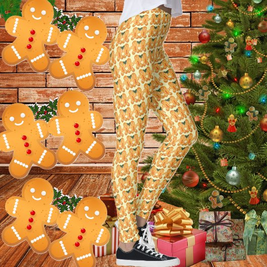 Gingerbread et Holly - Leggings de Noël