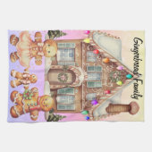 Gingerbread Familie Theedoek (Horizontaal)