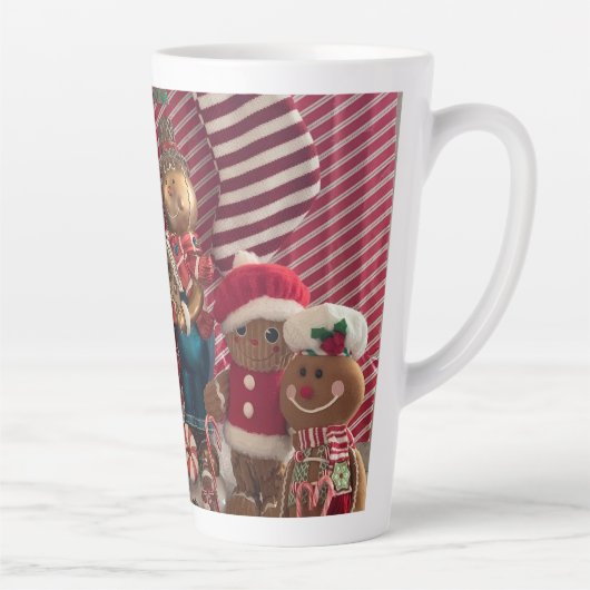Gingerbread famille latte mug (Droite)