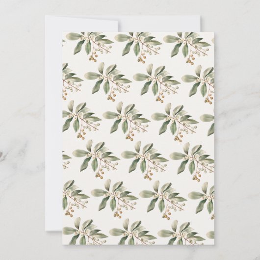 Gingerbread Fête Invitation (Dos)