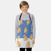 Gingerbread Fun Holiday Apron Schort (Gedragen)