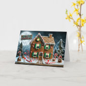 Gingerbread Gala Kaart (Gele Bloem)