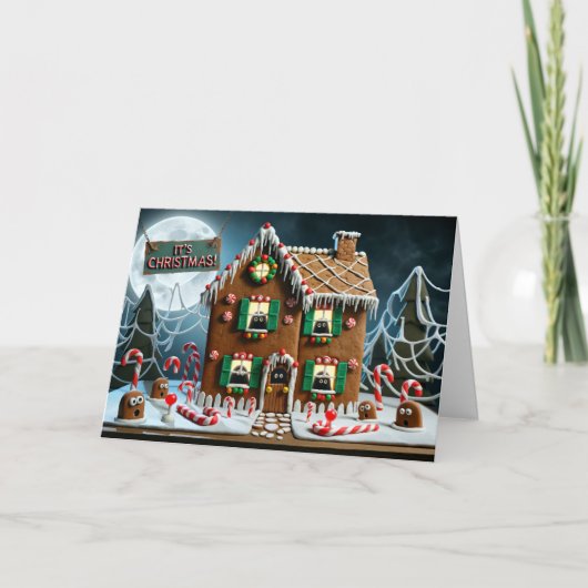 Gingerbread Gala Kaart (Voorkant)