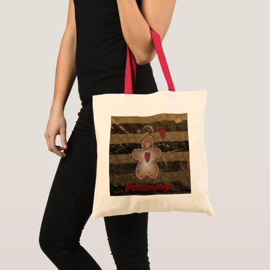Gingerbread Gift Bag Tote Bag (Voorkant (product))