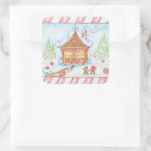 Gingerbread Heart House Sticker (Tas)