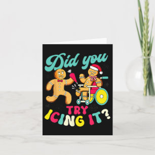 Gingerbread heb je geprobeerd om het met kerst te kaart