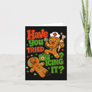 Gingerbread Heb je het geprobeerd om het grappig t Kaart