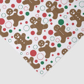 Gingerbread Heren Tissue Paper Tissuepapier (Detail)