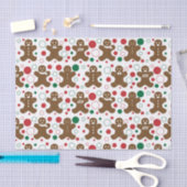 Gingerbread Heren Tissue Paper Tissuepapier (Craft)