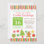 Gingerbread Holiday Cookie Exchange Invitation (Devant)