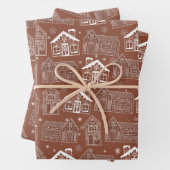 Gingerbread Homes inpakpapier (In situ)
