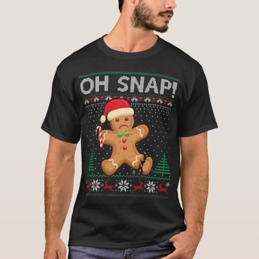 Gingerbread Homme Cookie laide Sweat Oh Snap Chris (Devant)
