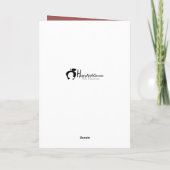 Gingerbread Hommes Carte de voeux (Dos)