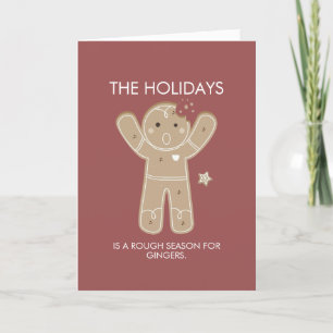Gingerbread Hommes Carte de voeux