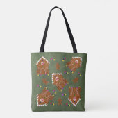 Gingerbread House All Over Print Canvas tas (Achterkant)