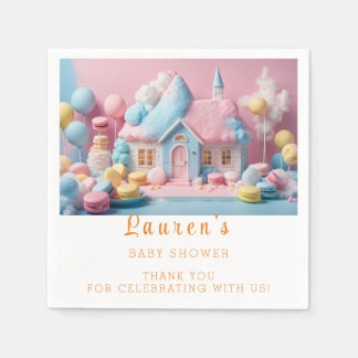 Gingerbread House Baby shower Servet