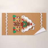Gingerbread House Badhanddoek (Badhanddoek)