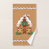 Gingerbread House Badkamer Handdoeken Set (Handdoek)