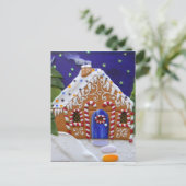 Gingerbread House Briefkaart (Staand voorkant)