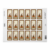 Gingerbread House Cadeau Label Labels (Full Sheet)