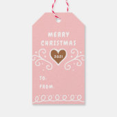 Gingerbread House Cadeau Labels Cadeaulabel (Achterkant)