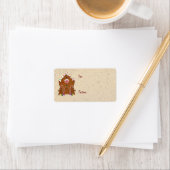Gingerbread House Cadeaulabel Etiket (Insitu)