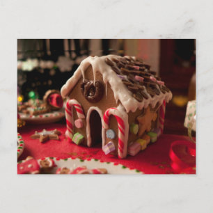 Gingerbread House Christmas Briefkaart